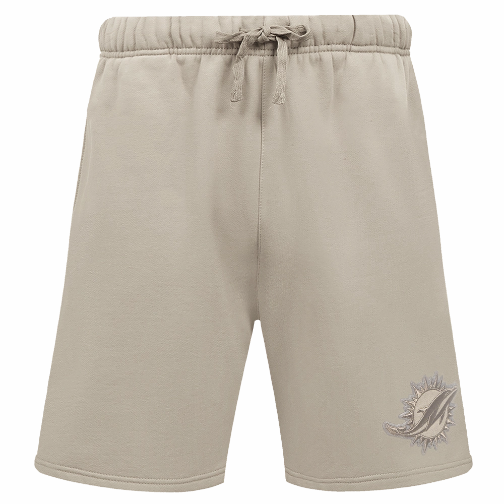 NFL MIAMI DOLPHINS NEUTRAL MEN'S FLC SHORT (TAUPE)