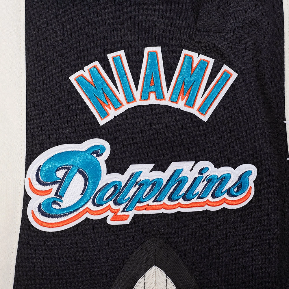 NFL MIAMI DOLPHINS RETRO CLASSIC MEN'S 2.0 SHORT (EGGSHELL/ BLACK)