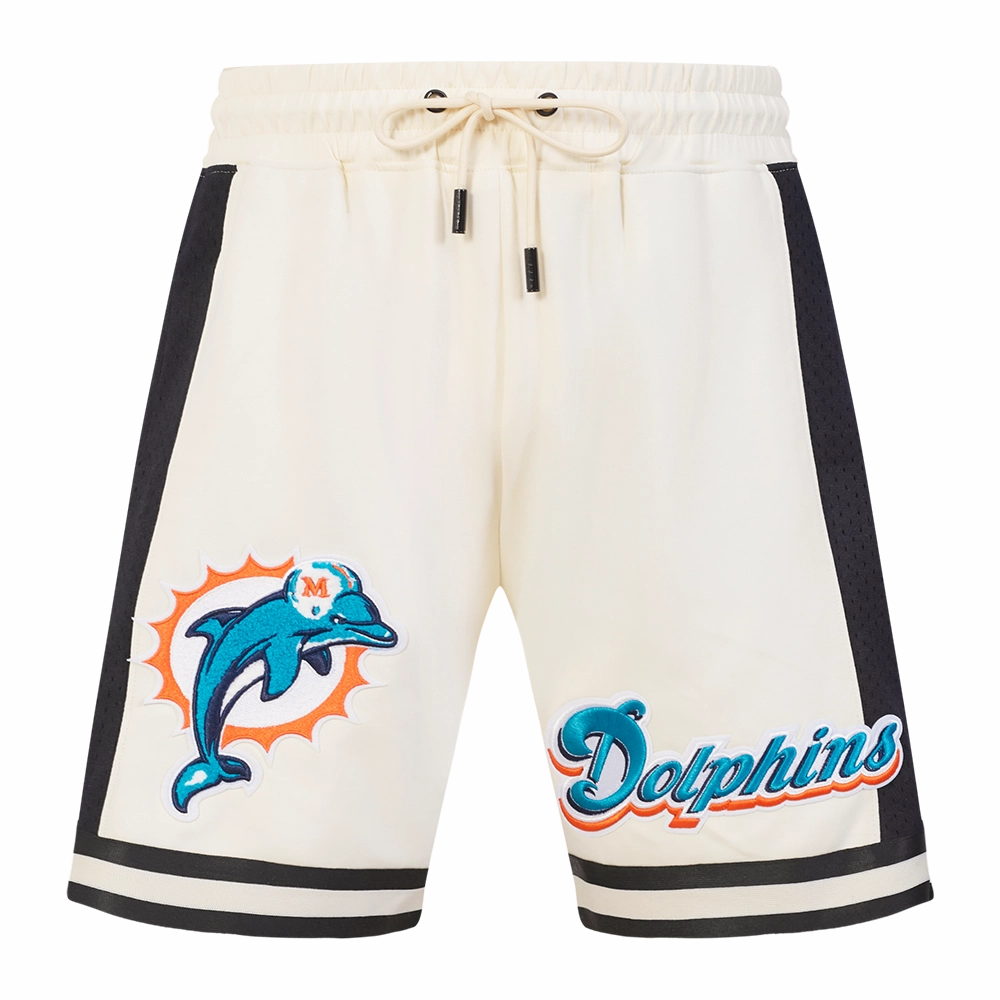 NFL MIAMI DOLPHINS RETRO CLASSIC MEN'S 2.0 SHORT (EGGSHELL/ BLACK)