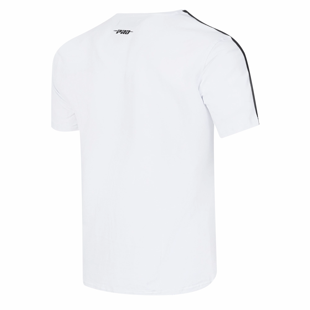 NFL MIAMI DOLPHINS RETRO CLASSIC MEN'S STRIPED TEE (WHITE/BLACK)