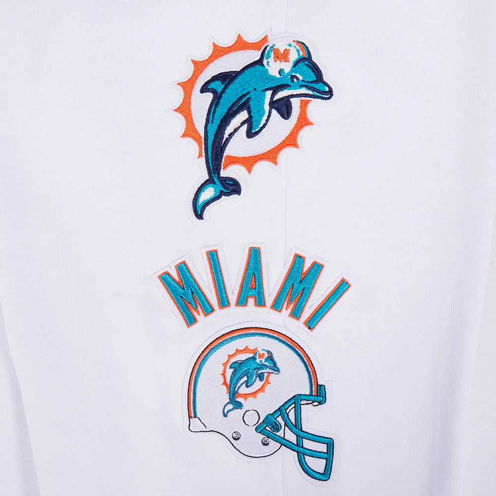 NFL MIAMI DOLPHINS RETRO CLASSIC MEN'S SWEATPANT (WHITE/BLACK)