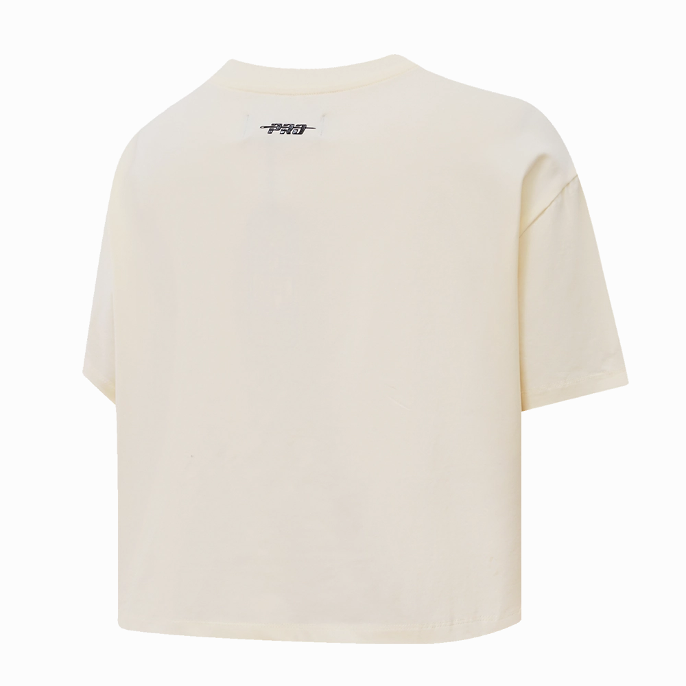 NFL MIAMI DOLPHINS RETRO CLASSIC WOMEN'S BOXY TEE (EGGSHELL)