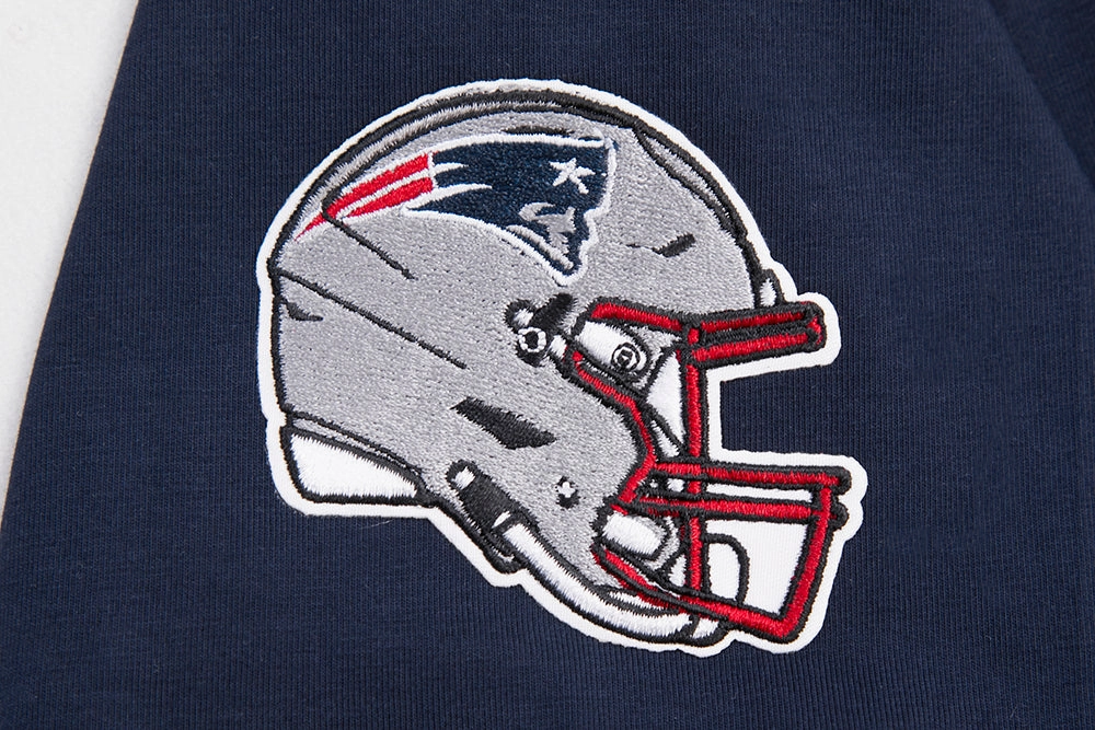 NFL NEW ENGLAND PATRIOTS CLASSIC SHORT SLEEVE WOMEN'S SINGLE JERSEY SLIM FIT TEE (MIDNIGHT NAVY)