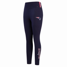 NFL NEW ENGLAND PATRIOTS CLASSIC WOMEN'S JERSEY LEGGING (MIDNIGHT NAVY)