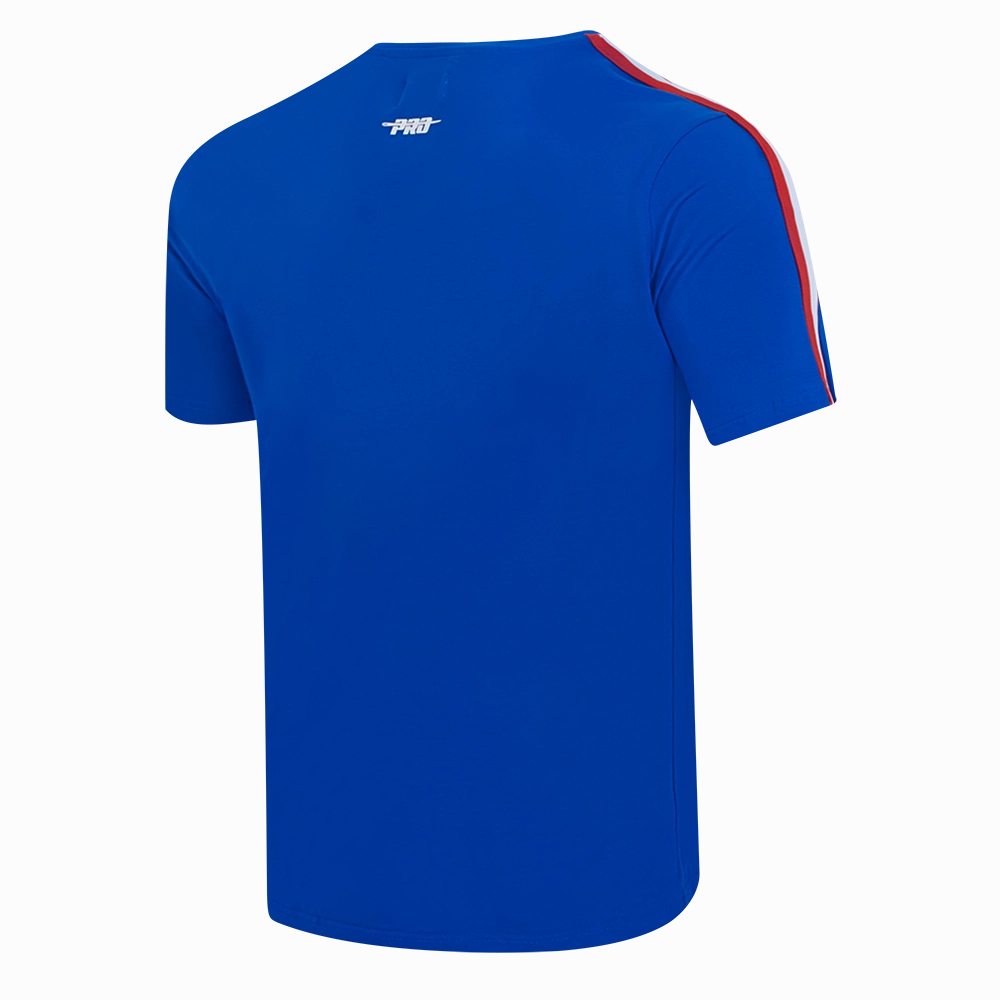 NFL NEW ENGLAND PATRIOTS RETRO CLASSIC MEN'S STRIPED TEE (ROYAL BLUE/RED)