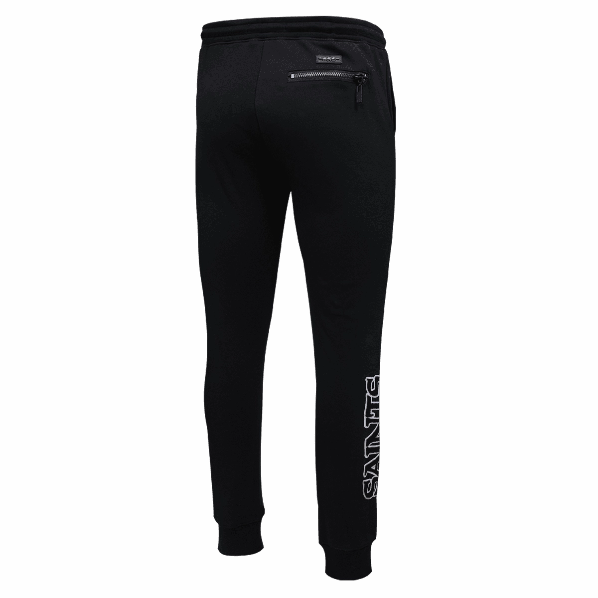 NFL NEW ORLEANS SAINTS CLASSIC CHENILLE MEN'S JOGGER (BLACK)
