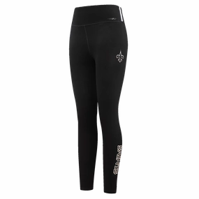 NFL NEW ORLEANS SAINTS CLASSIC WOMEN'S JERSEY LEGGING (BLACK)