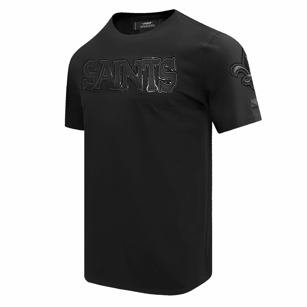 NFL NEW ORLEANS SAINTS TRIPLE BLACK MEN'S   TEE (TRIPLE BLACK)