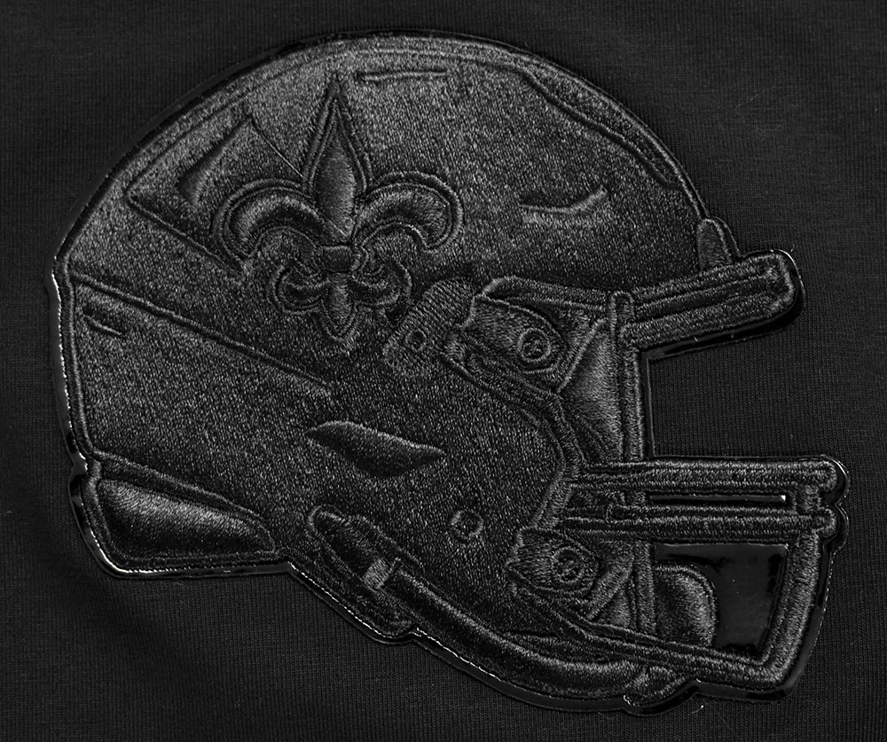 NFL NEW ORLEANS SAINTS TRIPLE BLACK MEN'S   TEE (TRIPLE BLACK)