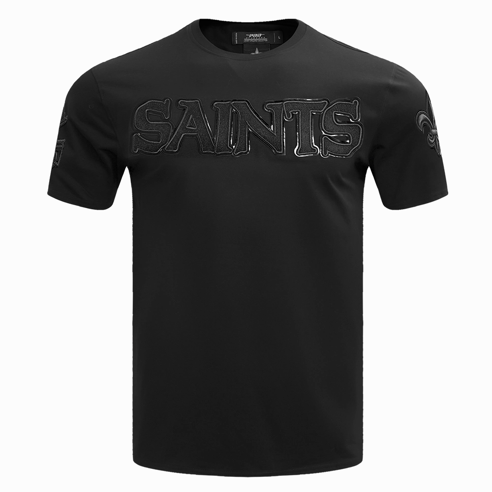 NFL NEW ORLEANS SAINTS TRIPLE BLACK MEN'S   TEE (TRIPLE BLACK)