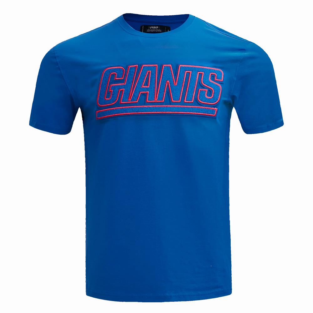 NFL NEW YORK GIANTS CLASSIC CHENILLE MEN'S   TEE (DODGER BLUE)