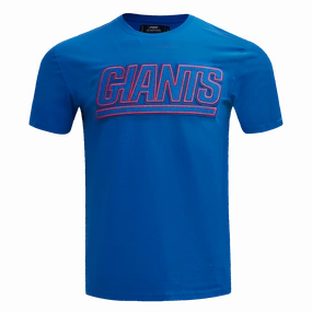 NFL NEW YORK GIANTS CLASSIC CHENILLE MEN'S   TEE (DODGER BLUE)