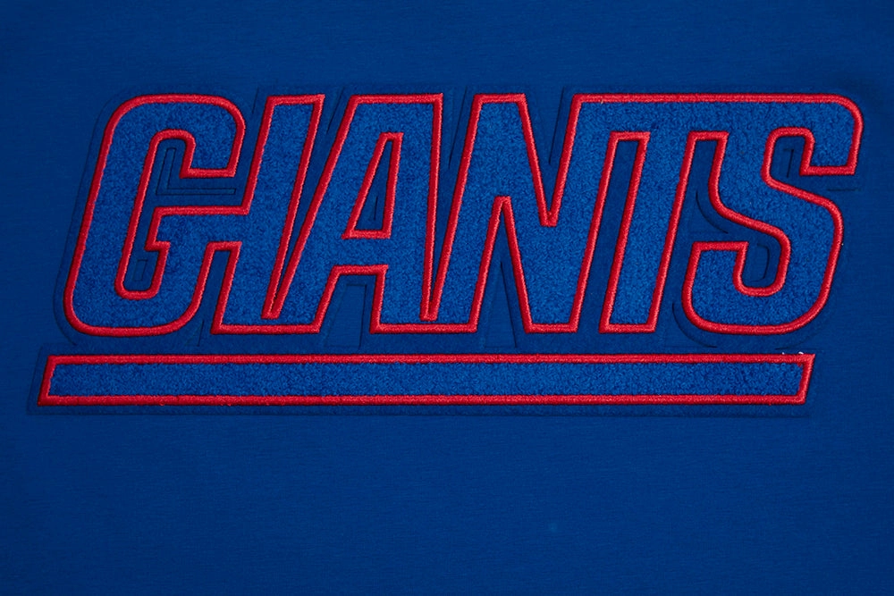 NFL NEW YORK GIANTS CLASSIC CHENILLE MEN'S   TEE (DODGER BLUE)