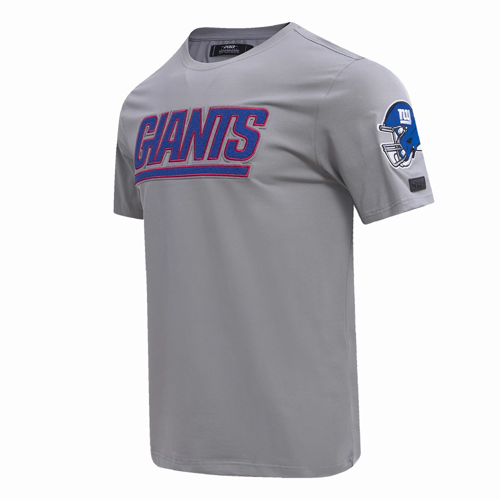 NFL NEW YORK GIANTS CLASSIC CHENILLE MEN'S   TEE (GRAY)