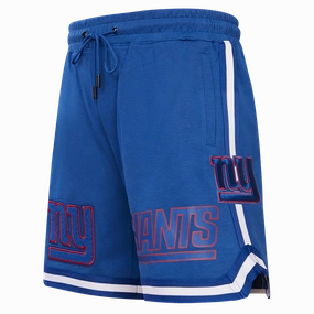 NFL NEW YORK GIANTS CLASSIC CHENILLE MEN'S DK SHORT (DODGER BLUE)