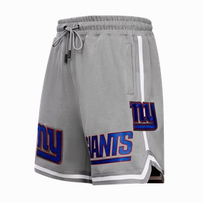 NFL NEW YORK GIANTS CLASSIC CHENILLE MEN'S DK SHORT (GRAY)