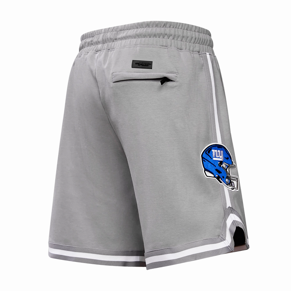 NFL NEW YORK GIANTS CLASSIC CHENILLE MEN'S DK SHORT (GRAY)