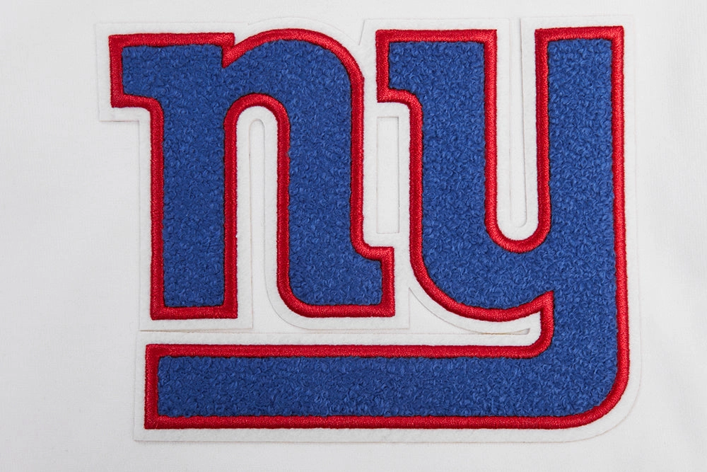 NFL NEW YORK GIANTS CLASSIC CHENILLE MEN'S DK SHORT (WHITE)
