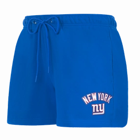 NFL NEW YORK GIANTS CLASSIC WOMEN'S FLEECE SHORT (DODGER BLUE)