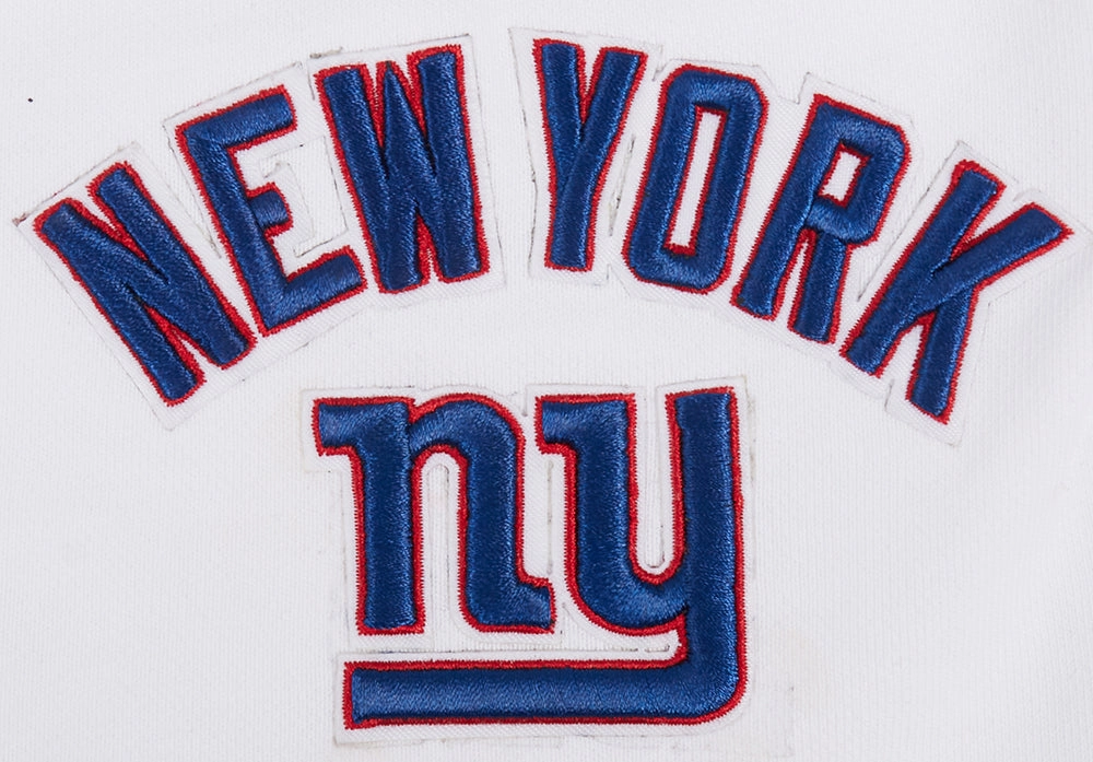NFL NEW YORK GIANTS CLASSIC WOMEN'S FLEECE SHORT (WHITE)