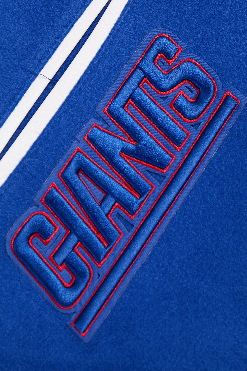 NFL NEW YORK GIANTS CLASSIC WOOL MEN'S VARSITY JACKET (DODGER BLUE/WHITE)