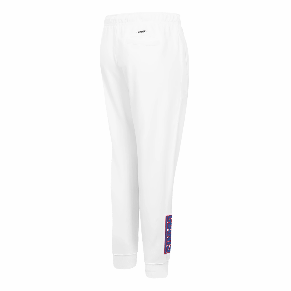 NFL NEW YORK GIANTS HIGH RISE WOMEN'S FLEECE SWEATPANT (WHITE)