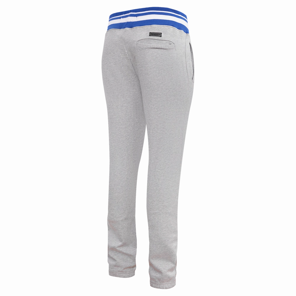 NFL NEW YORK GIANTS MASHUP MEN'S RIB SWEATPANT (HEATHER GREY/DODGER BLUE)