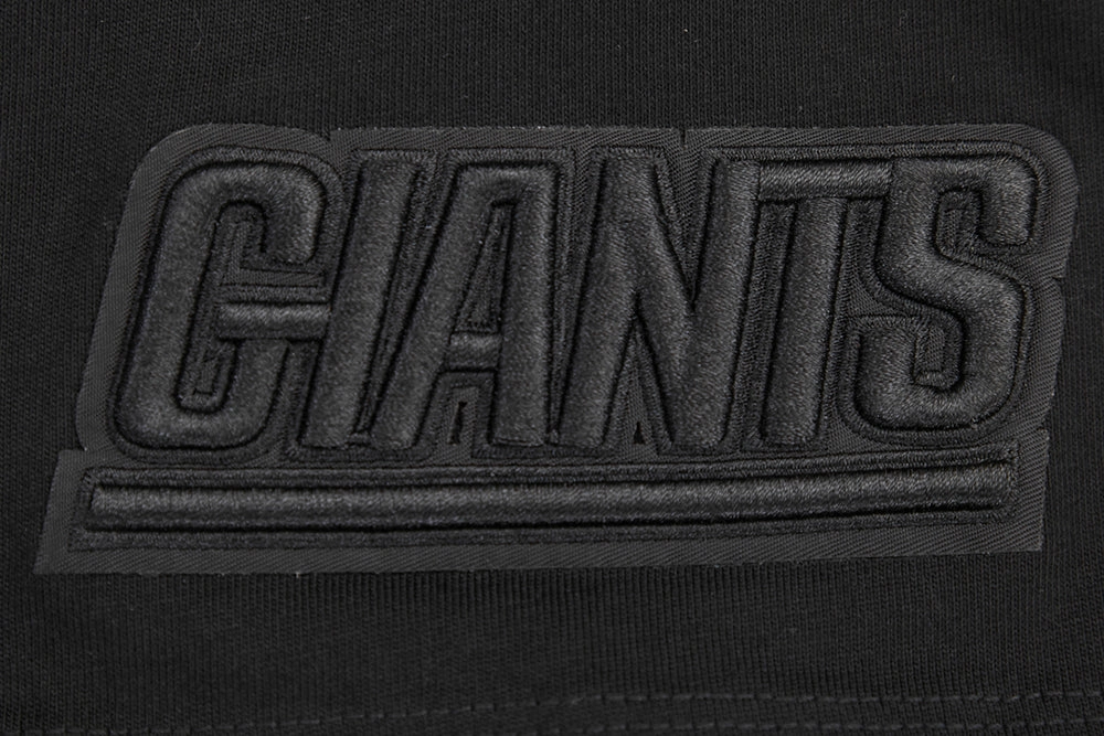 NFL NEW YORK GIANTS NEUTRAL DROP SHOULDER MEN'S TEE (BLACK)