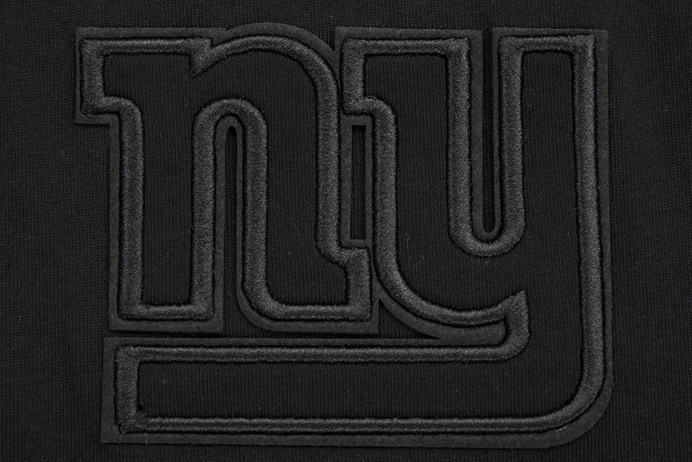 NFL NEW YORK GIANTS NEUTRAL DROP SHOULDER MEN'S TEE (BLACK)
