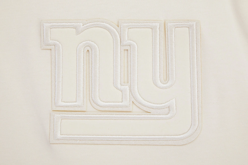 NFL NEW YORK GIANTS NEUTRAL DROP SHOULDER MEN'S TEE (EGGSHELL)