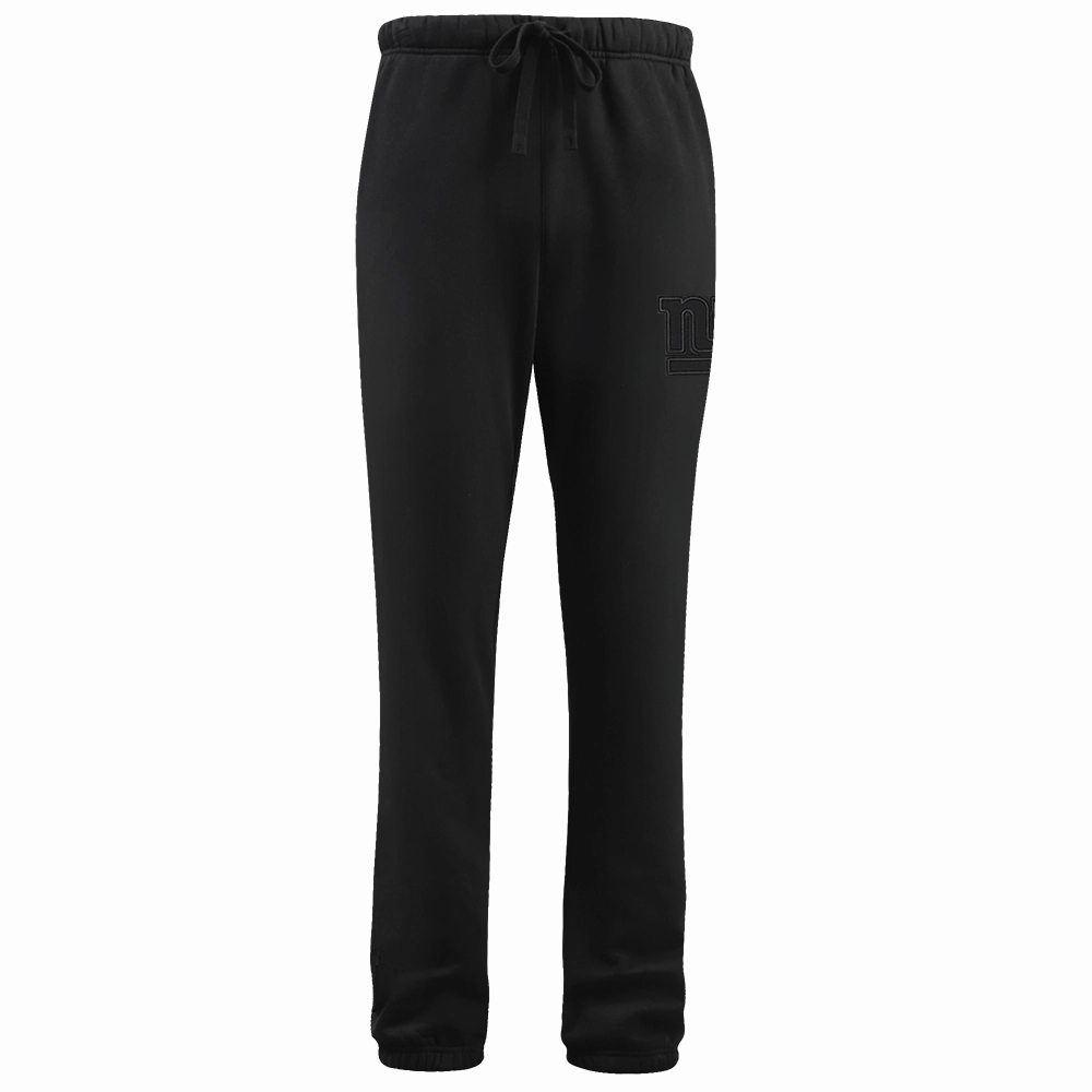NFL NEW YORK GIANTS NEUTRAL FLEECE SWEATPANT (BLACK)