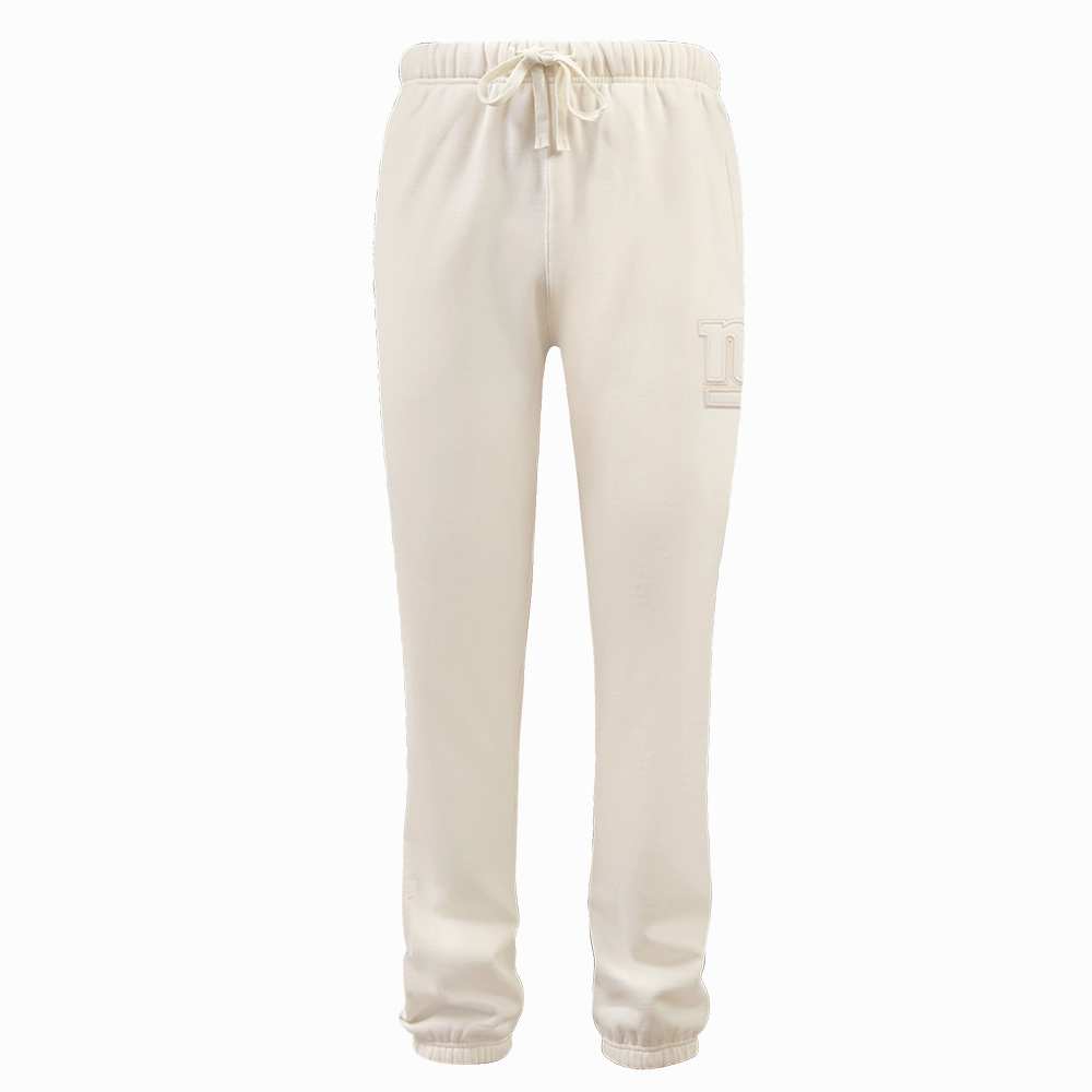 NFL NEW YORK GIANTS NEUTRAL FLEECE SWEATPANT (EGGSHELL)
