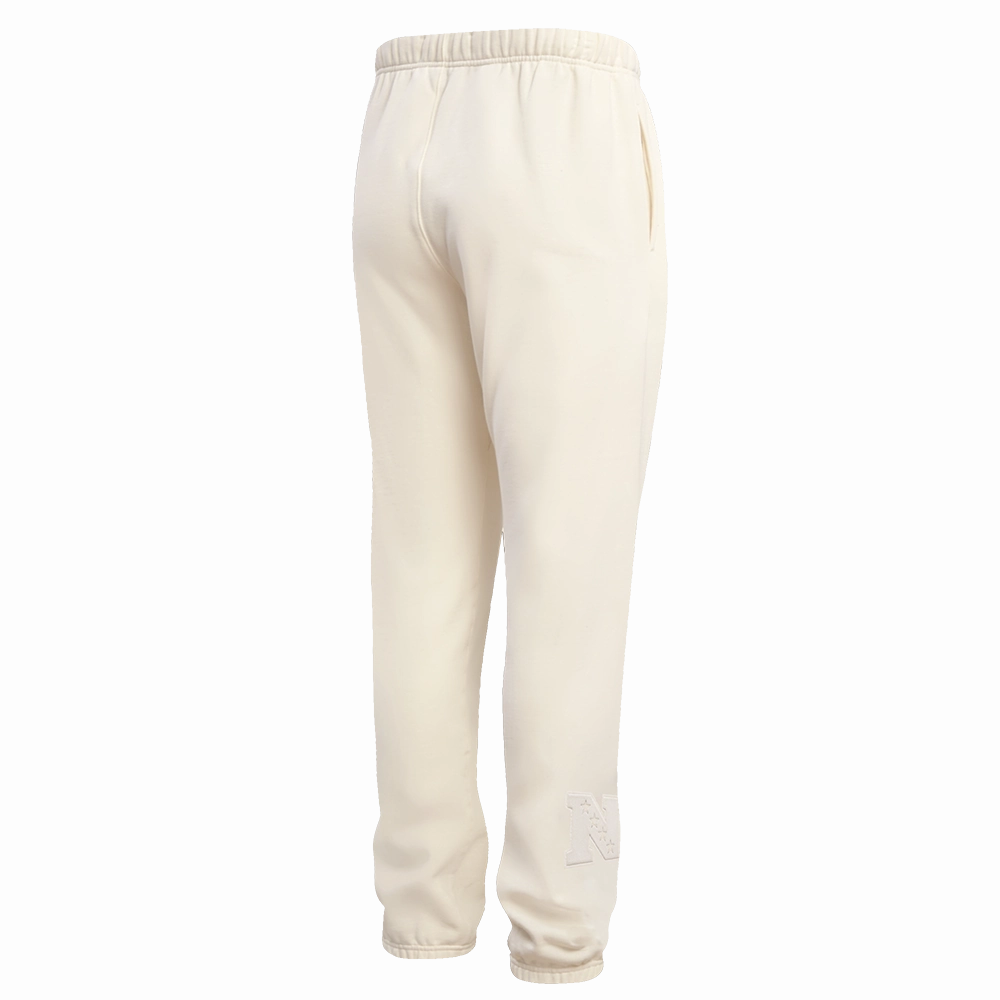 NFL NEW YORK GIANTS NEUTRAL FLEECE SWEATPANT (EGGSHELL)