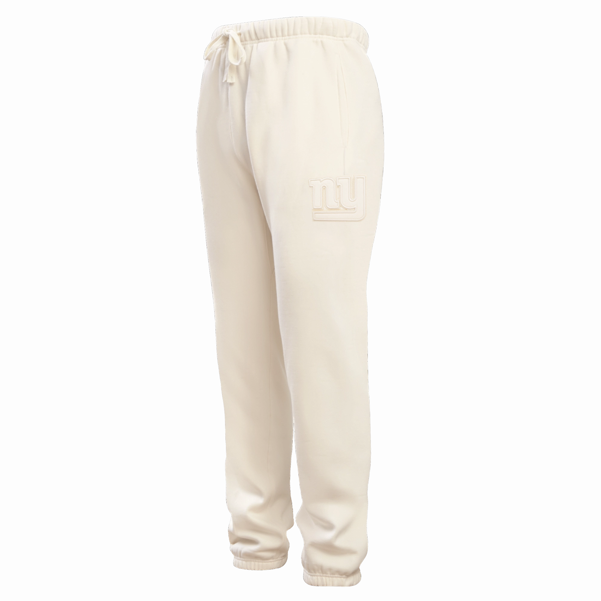 NFL NEW YORK GIANTS NEUTRAL FLEECE SWEATPANT (EGGSHELL)
