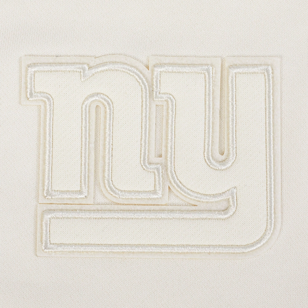 NFL NEW YORK GIANTS NEUTRAL WOMEN'S CREWNECK (EGGSHELL)