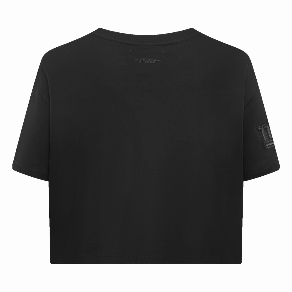 NFL NEW YORK GIANTS NEUTRAL WOMENS BOXY TEE (BLACK)