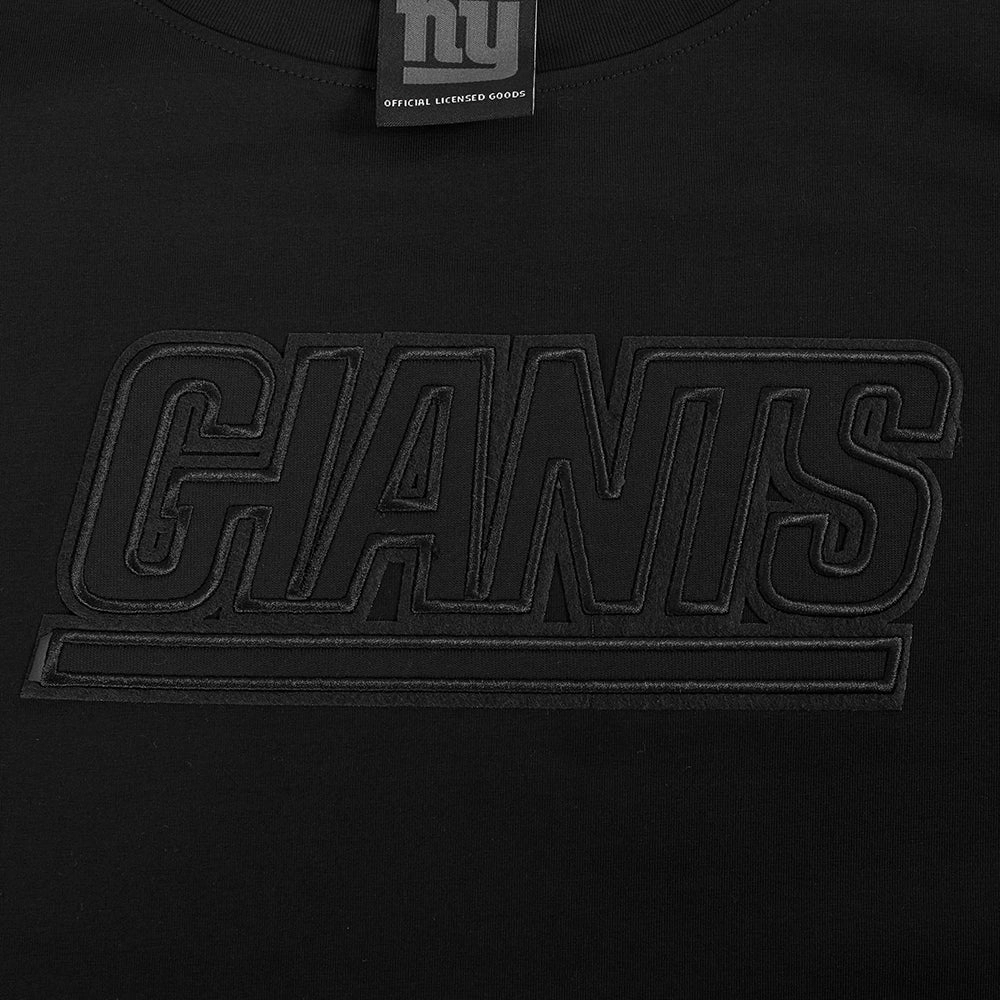 NFL NEW YORK GIANTS NEUTRAL WOMENS BOXY TEE (BLACK)