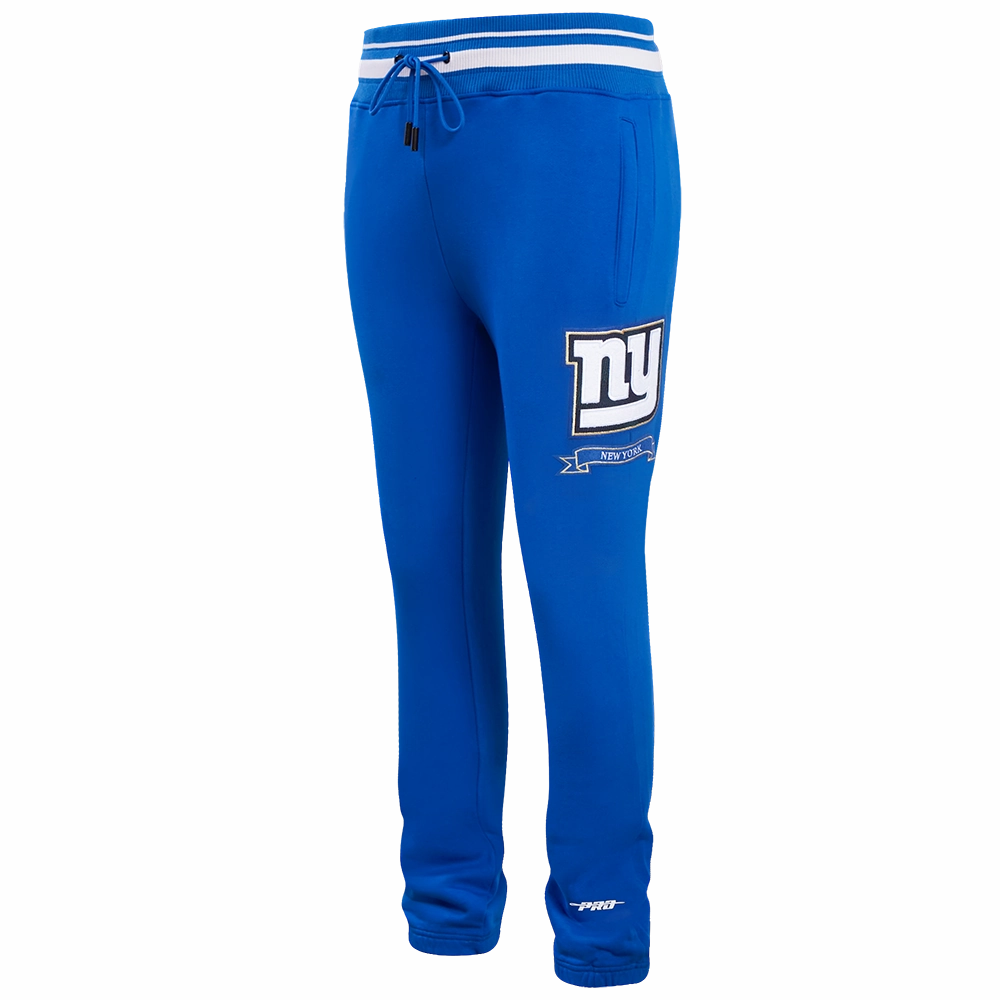 NFL NEW YORK GIANTS PRO PREP RIB FLEECE MEN'S SWEATPANT (DODGER BLUE)
