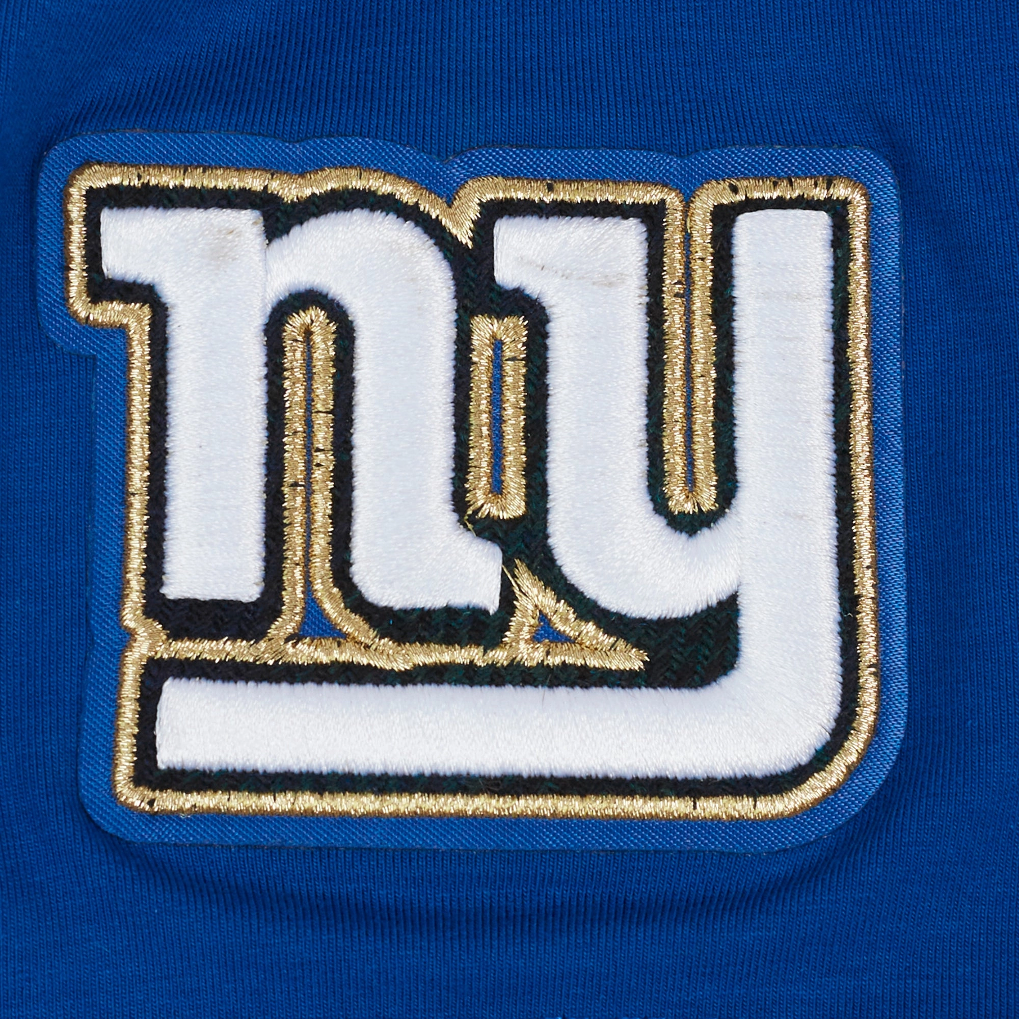 NFL NEW YORK GIANTS PRO PREP SINGLE JERSEY BOXY WOMEN'S TEE (DODGER BLUE)
