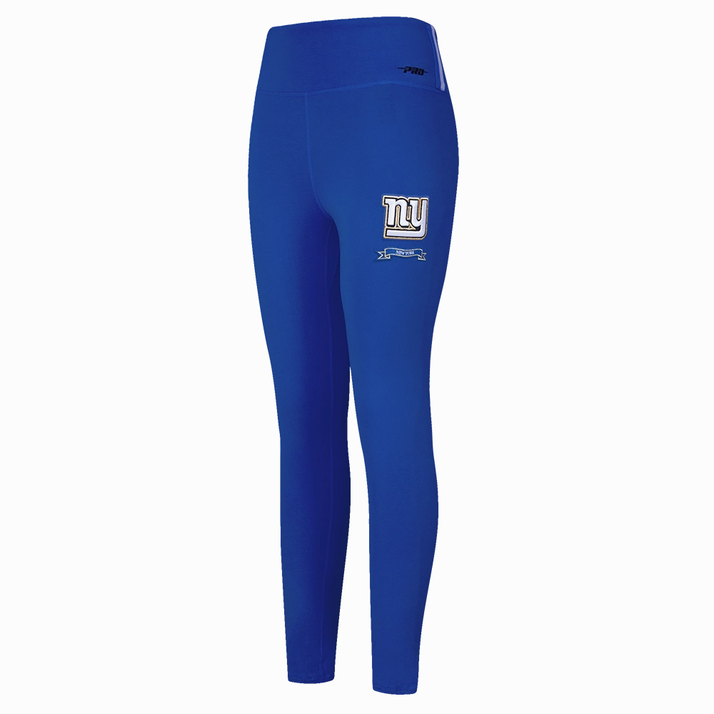 NFL NEW YORK GIANTS PRO PREP WOMEN'S HIGH WAIST JERSEY LEGGING (DODGER BLUE)