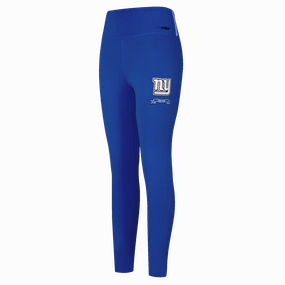 NFL NEW YORK GIANTS PRO PREP WOMEN'S HIGH WAIST JERSEY LEGGING (DODGER BLUE)