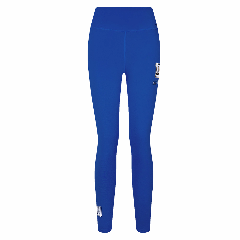 NFL NEW YORK GIANTS PRO PREP WOMEN'S HIGH WAIST JERSEY LEGGING (DODGER BLUE)