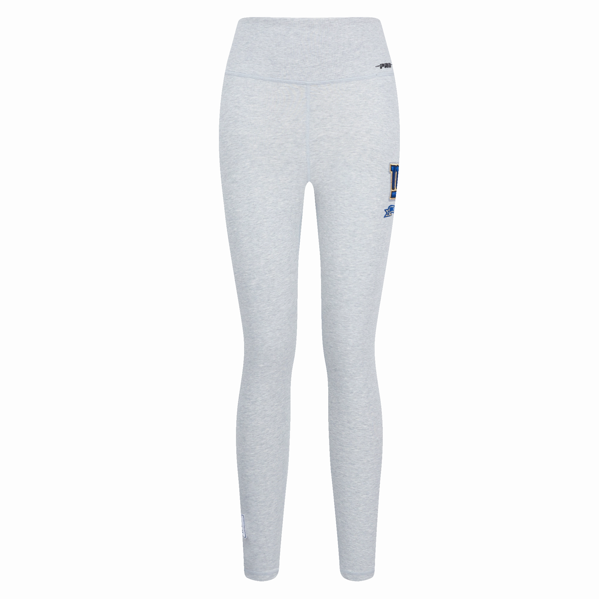 NFL NEW YORK GIANTS PRO PREP WOMEN'S HIGH WAIST JERSEY LEGGING (HEATHER GREY)