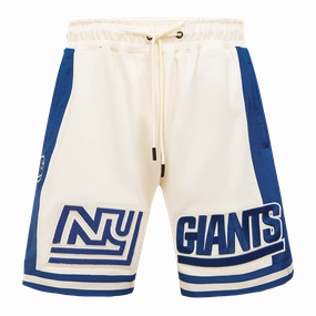 NFL NEW YORK GIANTS RETRO CLASSIC MEN'S 2.0 SHORT (EGGSHELL/DODGER BLUE)
