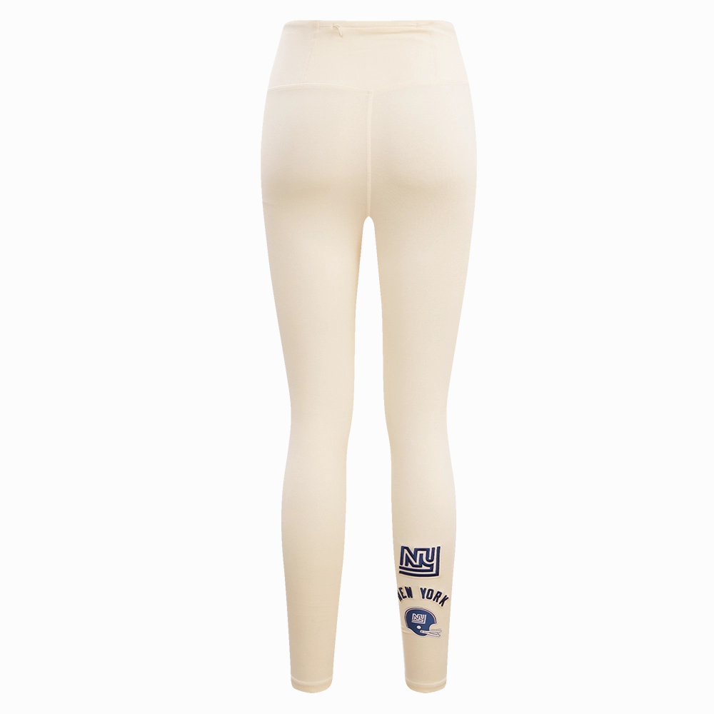 NFL NEW YORK GIANTS RETRO CLASSIC WOMEN'S JERSEY LEGGING (EGGSHELL)