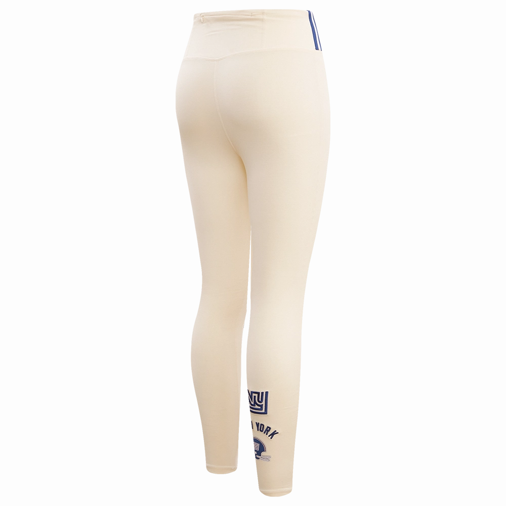 NFL NEW YORK GIANTS RETRO CLASSIC WOMEN'S JERSEY LEGGING (EGGSHELL)