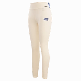 NFL NEW YORK GIANTS RETRO CLASSIC WOMEN'S JERSEY LEGGING (EGGSHELL)