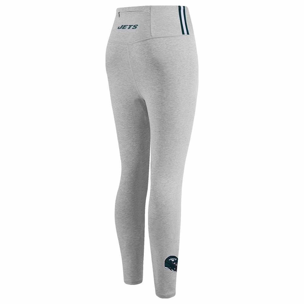 NFL NEW YORK JETS CLASSIC WOMEN'S JERSEY LEGGING (HEATHER GREY)