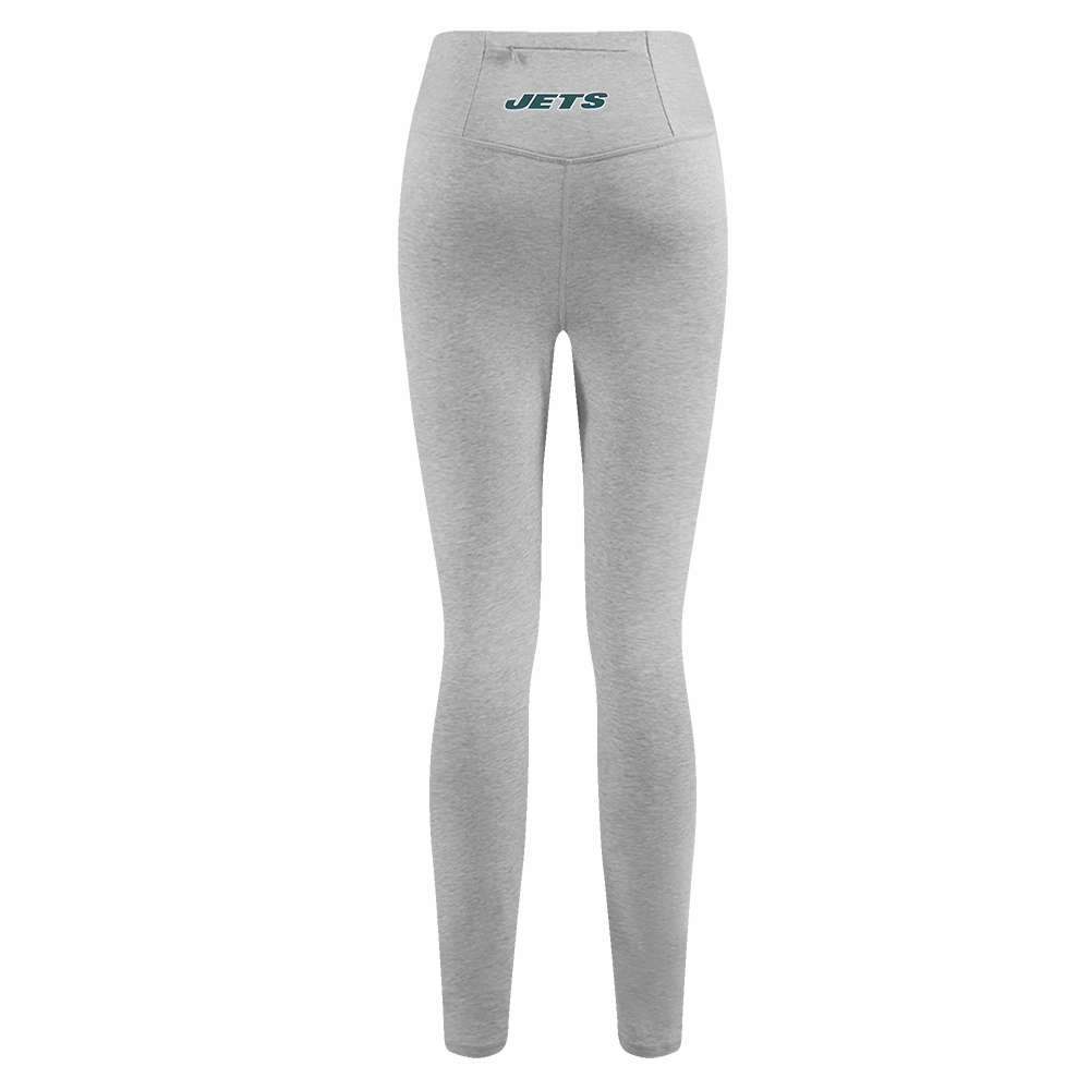NFL NEW YORK JETS CLASSIC WOMEN'S JERSEY LEGGING (HEATHER GREY)