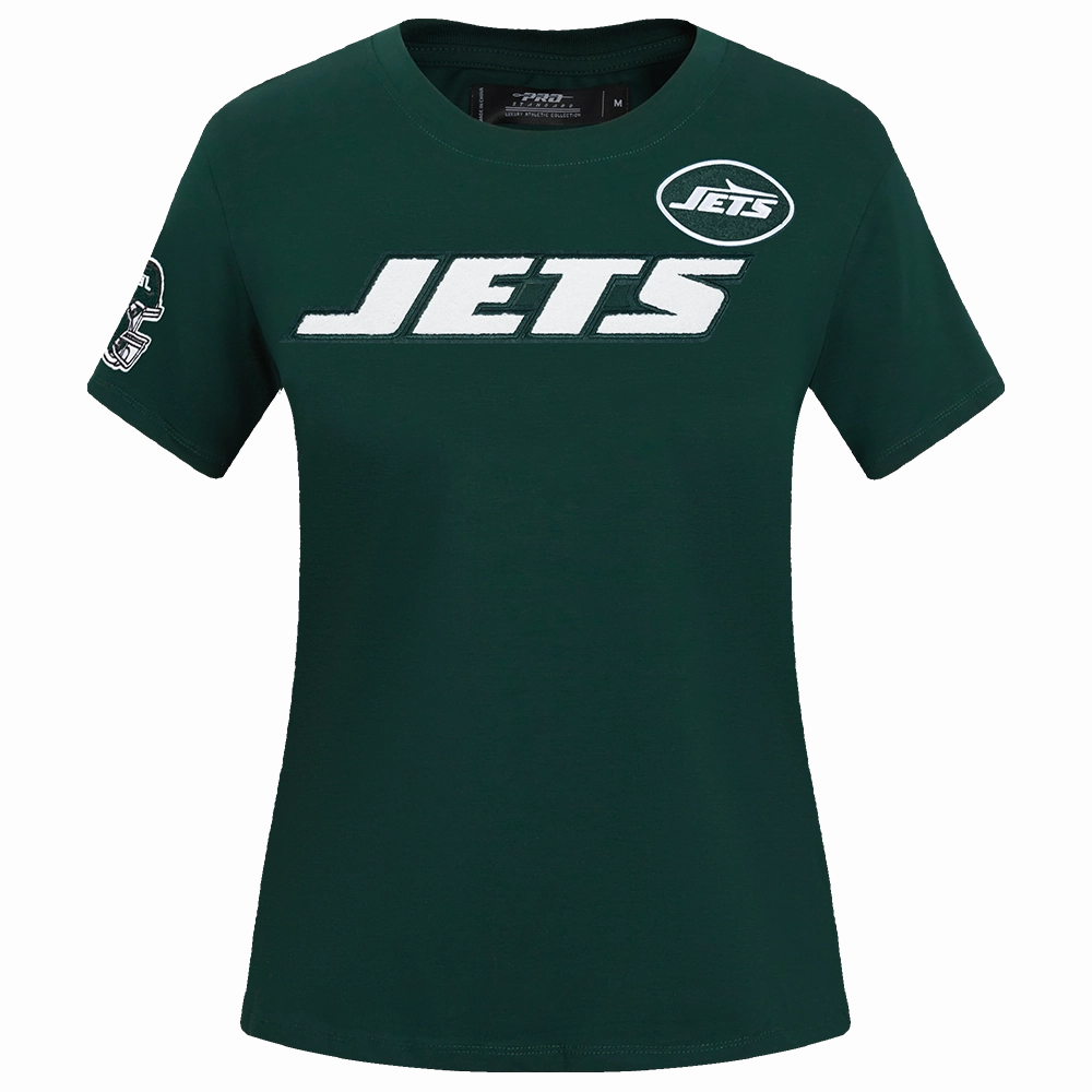 NFL NEW YORK JETS CLASSIC WOMEN'S SJ SLIM FIT TEE (FOREST GREEN)